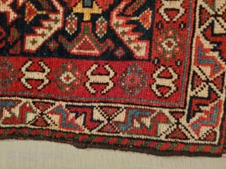 Khamseh bagface ca.1880. Earlier high quality wool dyes and weave . Nice piece
Silk like handle free ship in the US
26"x20"

             