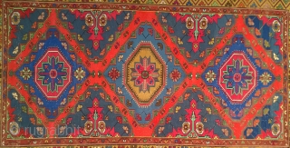 This Antique Caucasus Karabakh Sumack kilim rug is definitely for someone who is looking for somethin large. Before I tell you any details about this kilim rug, I would recommend to have  ...