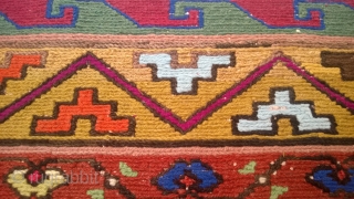 This Antique Caucasus Karabakh Sumack kilim rug is definitely for someone who is looking for somethin large. Before I tell you any details about this kilim rug, I would recommend to have  ...