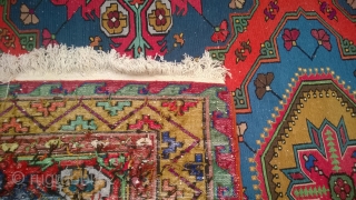 This Antique Caucasus Karabakh Sumack kilim rug is definitely for someone who is looking for somethin large. Before I tell you any details about this kilim rug, I would recommend to have  ...