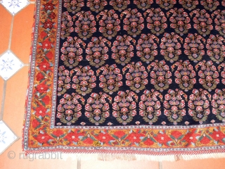 Ref 1349 Finely woven Afshar in excellent condition. 5'10 x 4'3 - 176 x 127. Nineteenth century with all natural dyes.            