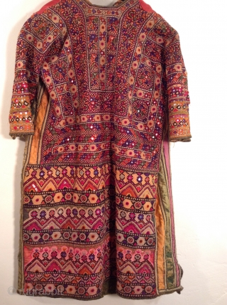 This is a wonderful embroidered dress from Rajasthan, India. The ...