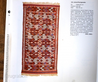 Yomuth kilim early 20th century. Mint condition. 235 x 115 Cm. 
Ak- gas and ak-nagys                  