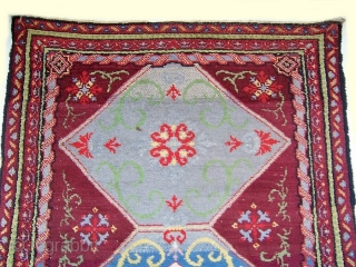 Monastir, Macedonia, 143 x 87 cm. Wool on cotton.                        