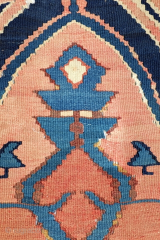 Kilim Bidjar, 170 x 110 Cm. 
Koerdish, Senneh/Bidjar. 
See Moussault, page 32. 
                    