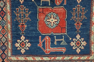 Antique Armenian Karaghasli rug, 1890 - 1910. 
Size: 198 x 98 Cm.                     