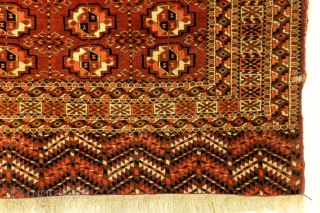 Antique Tekke, 75 x 116 Cm. 30" x 46", natural colors. 
Sold and shipped to Uzbekistan.                 