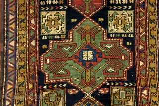 Shirvan area, Caucasus, antique, fine condition, 330 x 103 Cm. 11 ft. x 3.5 ft. 

                 