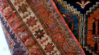 great stepped tiles Afshar. 
Luxery high pile wool, natural colors. 
195 x 155 Cm. 
good condition. great colors. 
ask for more pix. 
          