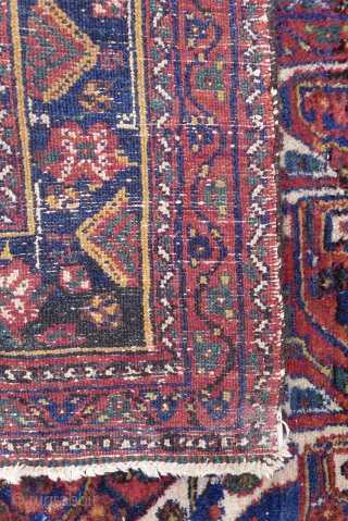 .Afshar rug, Mother and child Boteh design, 6.2ft x 4.8ft. (186 x 148 CM.) Around 1910
                 