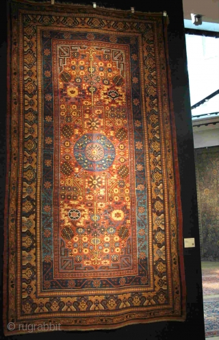 Christie's King Street, London 8 April, 2014

A fantastic rug and carpet sale, perhaps the best in years, featuring exceptional examples from Ottoman Turkey to China with particularity strong Classical, Turkmen, and Caucasian  ...