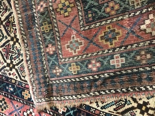 Shirvan hand-knotted rug in excellent condition 6 x 4.
                        