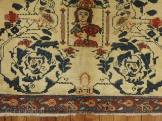 Antique Persian Hamedan.  Pictorial 3'x2'                           