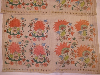 Ottoman Towel ( Peshkeer ) wonderful colours and excellent condition Circa 1870 or 1880                   