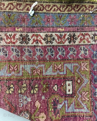 Antique prayer rug wonderful colors and very good condition all original AVAILABLE if need any more information please contact DM - E-mail  sahcarpets@gmail.com  or WhatsApp +905358635050 
Thank you very much  ...
