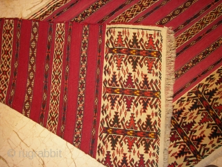 Antique Turkoman Akchuval wonderful colours and excellent condition all orginal very fine  Circa 1890                  