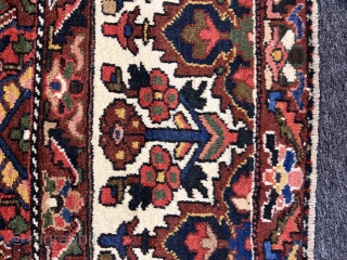 Old and Decorative Bahktiari Carpet 11’6”x13’3” feet ( 3,51x4,05 cm ) very nice tree of Life Garden design , very nice colors and nice conditions all original AVAILABLE if need any more  ...