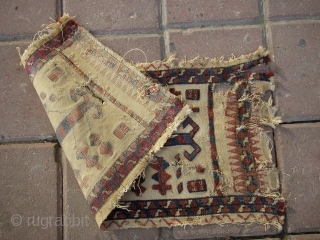 Antique Turkoman Tente Band Fragment size:49 X 24 cm  Circa 1850                     