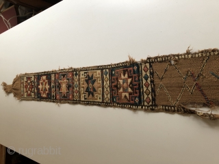 Antique Shahsevan sumac band
15x125 cm,                            