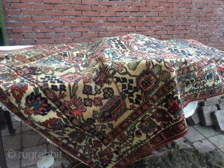 Old Bakhtiari rug,
140x200 cm
                             