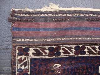 Baluch Bagface, 19th century, 78 x 74.                          