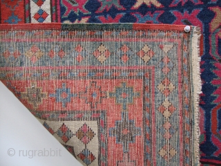 A Akstafa rug, 19th century, Excellent condition, Natural colours, Not restored, Size: 145 x 80 cm / 5.3 x 2.6 feet.            
