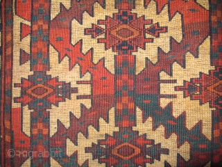 Yomud Asmalyk, Mid. 19th century, All natural colors, Very fine knotted, Not restored, Size: 120 x 80 cm. 47" x 31.5" inch.           