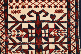 Very Fine Two Antique Turkmen Saryk Tent Band Fragment Wool & Silk, Mid 19th Century 112 cms x 35 cms (44 ins x 13 ins).         ...