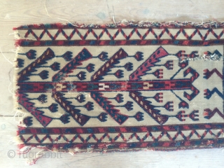 Rare and beautiful Arabachi ? Tent band fragment 
With rich pallet including some insect pink wool( possibly Kermes ),
 camel wool and some cotton.         