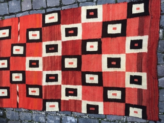 Navajo blanket / rug with great design 40 inches x 72 inches.                     