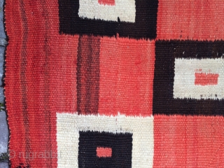 Navajo blanket / rug with great design 40 inches x 72 inches.                     