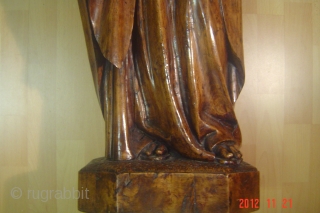 19e century mahogany woodenstatue
110cm x 40cm
pazyryk antique                          