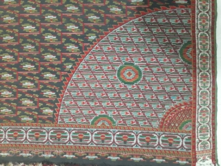 Antique kashmir moon shawl.                             