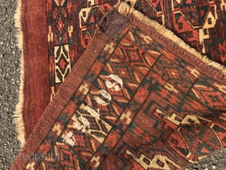 Collectible Yomud torba with natural colors and interesting design, 42x102cm
Good condition , complete in size see images                