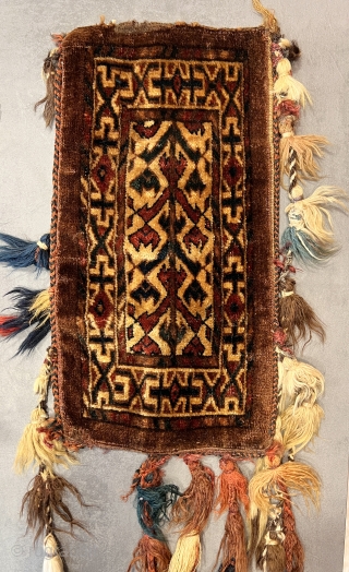 Yomud spindle bag with a very rare design                         