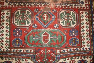 early big caucasian rug, 264x154cm                            