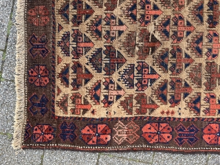 Antique Baluch rug 114x076cm                             