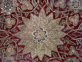 Antique Ottoman Textile, size 60x60cm                            