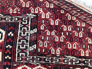 Antique Turkmen, Yomud, Prayer Rug 1900.                           