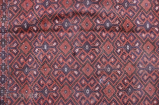 Turkmen kilim, antique in excellent condition                           