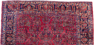 Antique Amercian Saruk 346x270cm, areas of low pile and minute repair. 

More info: https://sharafiandco.com/product/antique-saruk-carpet-346x270cm/

Price plus VAT if in UK and plus shipping           