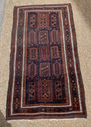 Antique Timuri Baluch. Sub Tribe -  Yaqoub Khani.
Circa 1890s 
195cm x 107cm
Contact For more info- Pictures - Price              