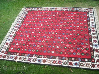 The Bombs - Antique sarkoy kilim (SHARKOY - sarkoy)
This pattern is very old and autochtonous. The kilim was named “the bombs” after the association with the nice compounded hand bombs in a  ...