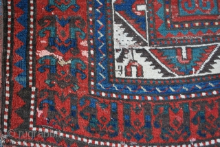 Antique Kazak rug Goyche Göyçe Sewan azerbaijan Novo-Bayazetskiy uyezd  Ново Баязетский Уезд
size 
                   