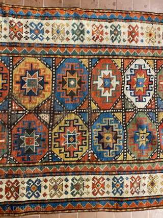 Caucasian rug.
Size 110x268 cm
For more pics or informations, please ask:
gmpdor@protonmail.com, Whatsapp or Signal +393892864446.
I am Luca from Florence, Italy.
Instagram @soulweft; eBay.it woso16.           