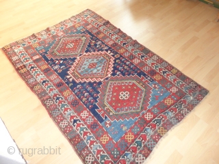 
  Antique  Kasak  rug  19  th. century  117 X 178  cm
  Beautiful naturel  colours , classical dekorative  pattern ,
  good   ...