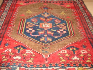    Antique  Bidjar  Wagireh / sampler rug  19  Jh. century  108 X 117 cm.

   wool  foundation  ,  superb  natural  ...