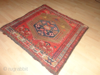    Antique  Bidjar  Wagireh / sampler rug  19  Jh. century  108 X 117 cm.

   wool  foundation  ,  superb  natural  ...