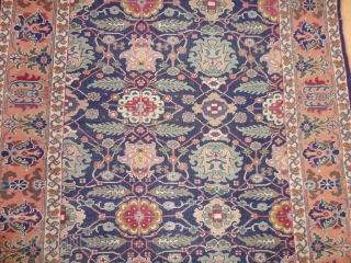  Antique  Kayseri   rug  round  1900   119 X 175  cm.

 Naturel  colours ,  short pile  , rare  and  unusual  ...