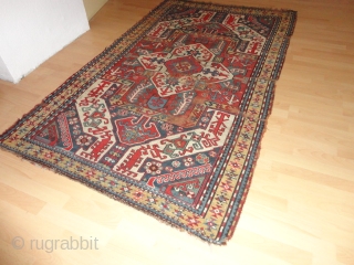   Antique  caucasien  Kasim  Ushak  Kasak  rug  19  th. century
 
  131 X 224 cm.  , Superb  natural  colours ,  ...